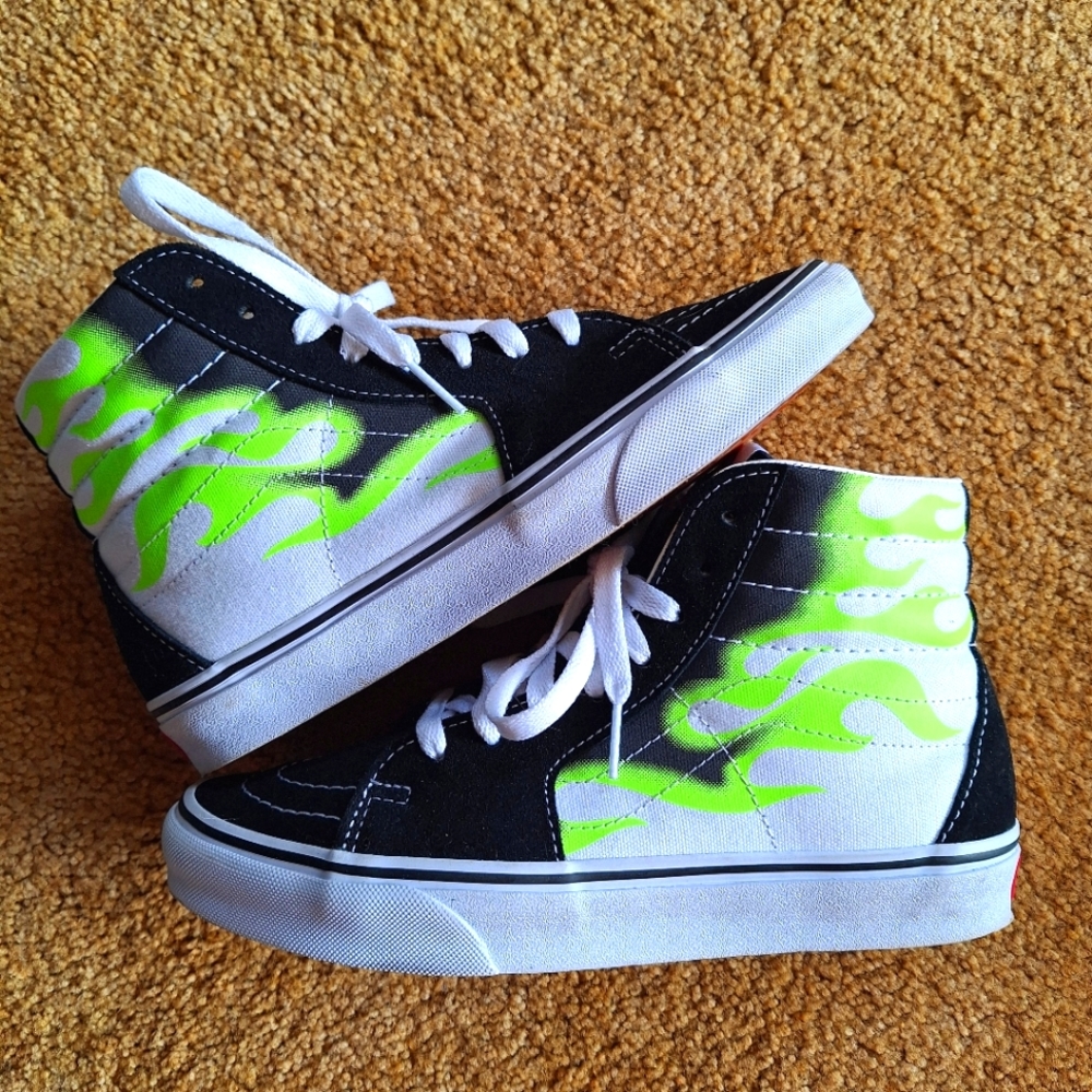Vans Neon Fire High Tops